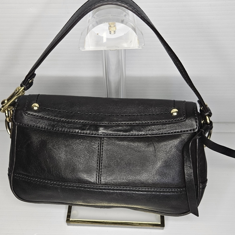 RARE Coach Hampton Vintage Y2K Turnlock Wristlet Clutch – Deep Chocolate Brown - Picture 2 of 15